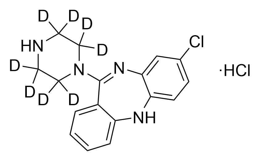 N-Desmethylclozapine-d8 hydrochloride