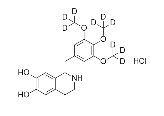 (±)-Trimetoquinol-d9 hydrochloride Solution in Methanol, 1000μg/mL