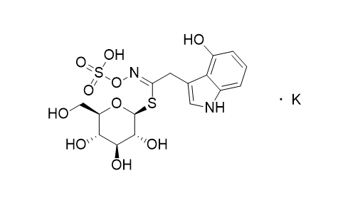 4-Hydroxy-3-indolylmethylglucosinate potassium salt