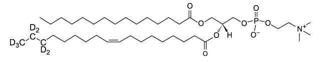 1-Pentadecanoyl-2-oleoyl-sn-glycero-3-phosphocholine-d7 Solution in Dichloromethane, 100μg/mL