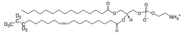 1-Pentadecanoyl-2-oleoyl-sn-glycero-3-phosphoethanolamine-d7 Solution in Chloroform, 100μg/mL