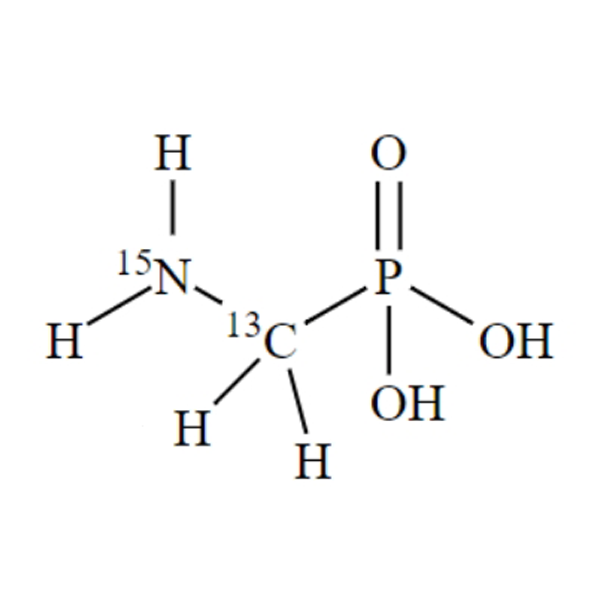 Aminomethylphosphonicacid-13C,15N