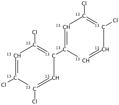 2,3',4,4',5-Pentachlorobiphenyl-13C12 Solution in Nonane, 5μg/mL