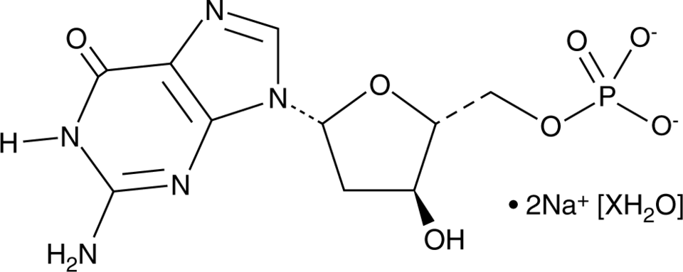 2'-Deoxyguanosine 5'-monophosphate disodium salt hydrate Solution in Acetonitrile/Water, 1000μg/mL