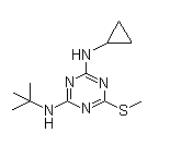 2-(tert-Butylamino)-4-(cyclopropylamino)-6-(methylthio)-s-triazine