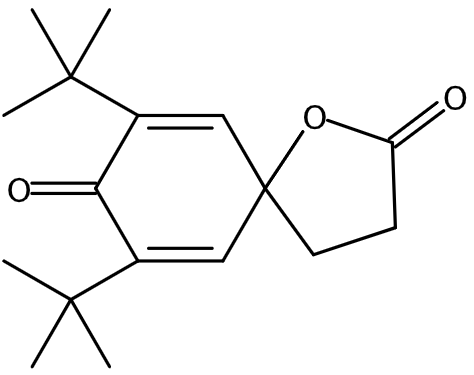 7,9-Di-tert-butyl-1-oxaspiro[4.5]deca-6,9-diene-2,8-dione