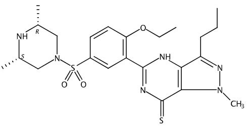 Thioaildenafil