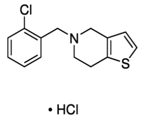 Ticlopidine hydrochloride