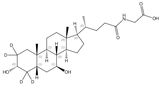 Glycoursodeoxycholic acid-d4