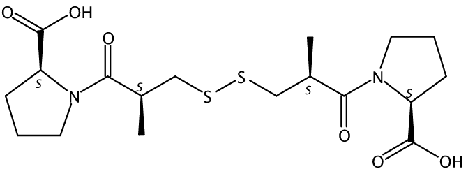 Captopril disulfide