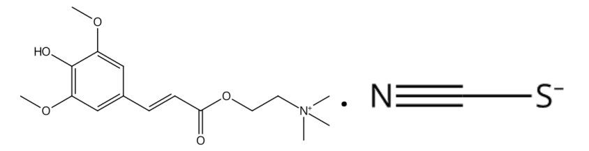 Sinapine thiocyanate