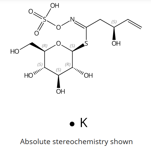 Epiprogoitrin potassium salt