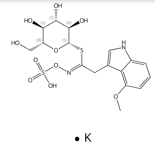 4-Methoxyglucobrassicin potassium salt