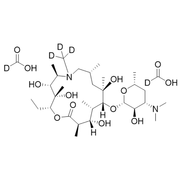 Desosaminylazithromycin-d3 diformate salt (formate salt-d2)