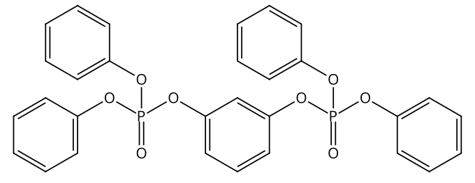 Tetraphenyl m-phenylene diphosphate