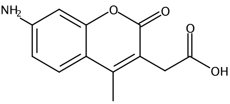 7-Amino-4-methyl-3-coumarinylacetic acid