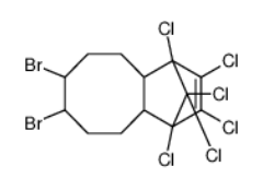 5,6-Dibromo-1,10,11,12,13,13-hexachloro-11-tricyclo[8.2.1.02,9]tridecene