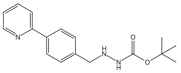 tert-butyl 2-[4-(2-pyridinyl)benzyl]hydrazinecarboxylate