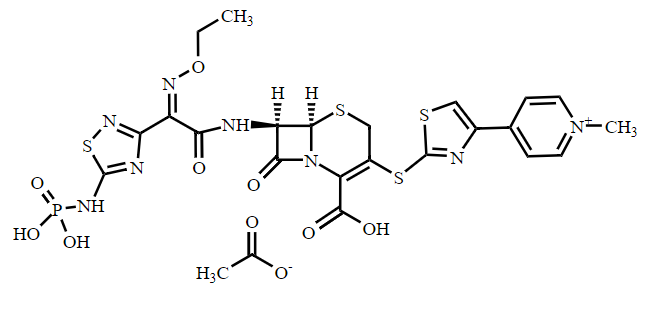 Ceftaroline fosamil acetate