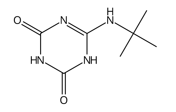 6-[(1,1-Dimethylethyl)amino]-1,3,5-triazine-2,4(1H,3H)-dione