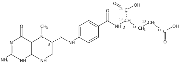 5-Methyltetrahydrofolic acid-13C5