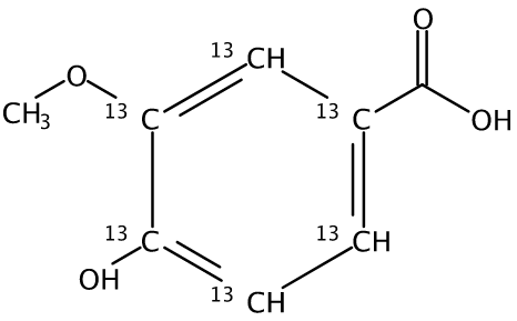 Vanillic acid-13C6