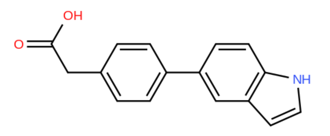 4-(5'-Indole)phenyl acetic acid